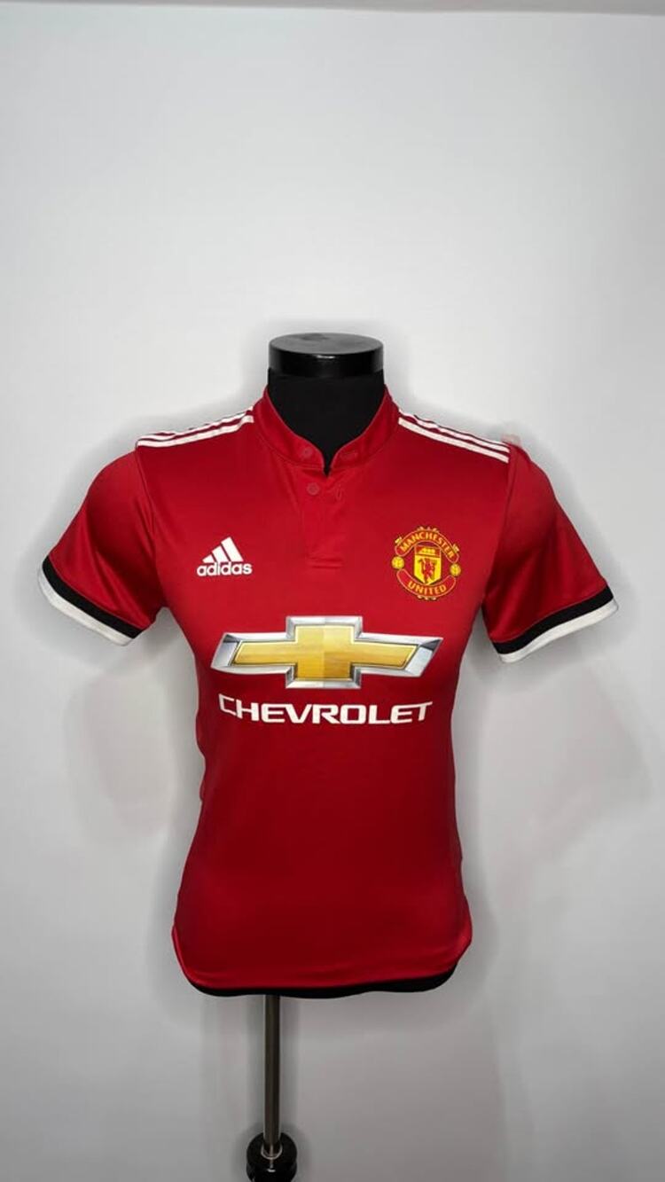 Mens Small Manchester United Football Shirt Jersey 2017/2018 Pogba Adidase